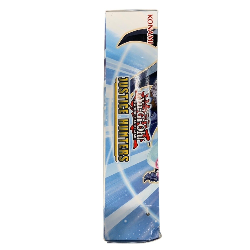 Yu-Gi-Oh Justice Hunters 1st Edition Sealed Mini Box 4 Packs Field Center Card - Picture 4 of 7